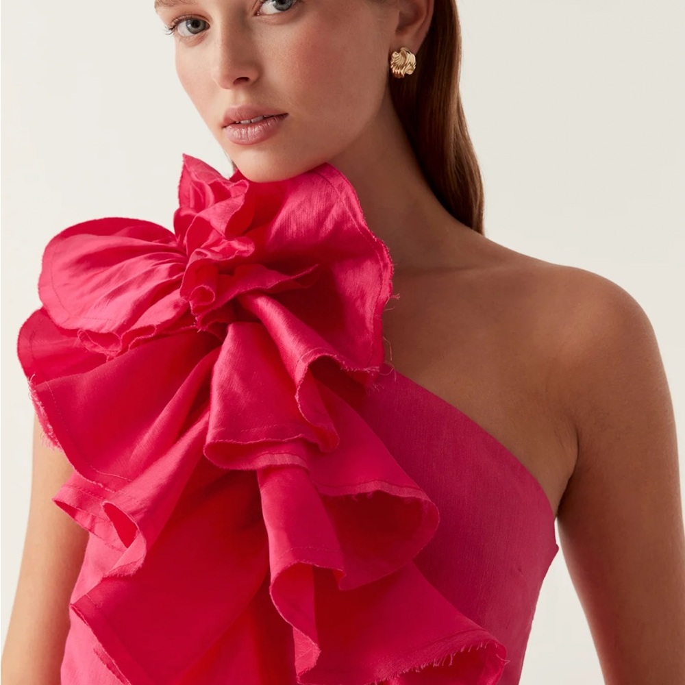 Adelia Ruffle Midi Dress - Picture 4 of 5